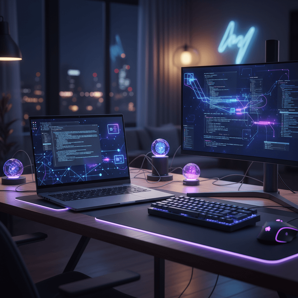 Entwicklerarbeitsplatz mit Code – API Konzept